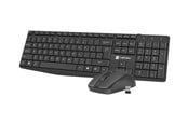 Näppäimistöt - Natec Squid - keyboard and mouse set - 2in1 - US - black - Näppäimistö ja Hiirisetti - Englanti (US) - Musta - NZB-1989