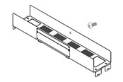 Räkit - Rack - APC - rack aisle crossover tray - FS-AC-4008-B