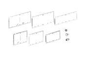 Räkit - Rack - APC HyperPod Frame 4ft Aisle End Panel - FS-FM-4005-B