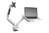 Näytön kiinnitys - Multibrackets M VESA Gas Lift Arm Dual Arm w. Laptop Holder - 7350105211898