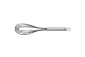 Keittiövälineet - Rösle Whisk flat 27 cm Steel/Silicone - 22678