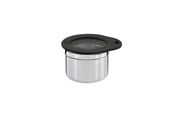 Muut pienet keittiökoneet - Rösle Storage canister 0.3 litres 8 x 6.5 cm Steel/Clear/Black - 22568