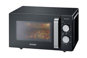Mini- ja mikroaaltouunit - SEVERIN MW 7762 - microwave oven with grill - freestanding - black/stainless steel - 7762000