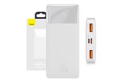 Powerbank - Baseus Bipow 10000mAh 20W - White Powerbank - Valkoinen - 10000 mAh - PPBD050502