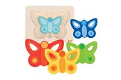 Palapelit - Goki Layer Puzzle Butterfly 5 Layers Puu - 57486