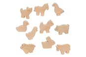 Puulelut - Goki Wooden Farm Animals 10pcs. - 53871