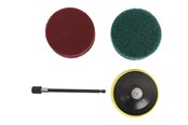 Poranterät & Ruuvauskärjet - Work>it Power Scrubs Cleaning Pads for Drills - 63841