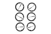 Sisustus - Home>it Nicetrap Locking Rings 6 pcs. - 91627