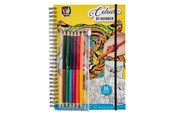 Luovat leikit - Grafix Color by Number Coloring Book with Crayons. - 150081