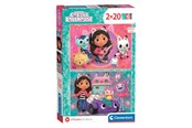 Palapelit - Clementoni Puzzle Gabby's Dollhouse 2x20st. Lattia - 24802