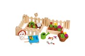 Puulelut - Goki Dollhouse Garden Set 32 pcs. - 51729