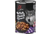 Koirat - Alpha Spirit canned meatballs with chicken & turmeric 400g - H20134