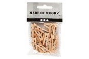 Luovat leikit - Creativ Company Mini Clothespins 30pcs. - 564511