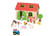 Puulelut - Goki Wooden Farmhouse 13pcs. - 58497