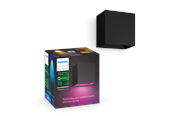 Smart Home - Älykoti - Philips Hue Resonate ulkoseinävalaisin (musta) — White & Color Ambiance, IP44-luokitus, 2 200–6 500 K + 16 miljoonaa väriä, 350 lm, 8 W, Zigbee, ohjaus sovelluksessa & puhekomennoilla - 929003553001