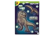 Lastenhuone - SES Creative Mega Glowing T-Rex World Wall Stickers - 25129