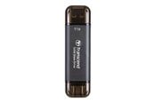 SSD 2 - Transcend ESD310 SSD - 256GB - Musta - Ulkoinen SSD - USB 3.2 Gen 2x1 - TS256GESD310C