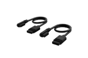 Kotelot - lisätarvikkeet - Corsair iCUE LINK Slim Cable 200mm x2 (straight / slim 90° connectors) - CL-9011123-WW