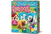 Pienoismallit - 4M Mould and paint 3D puppies - 4M-04784