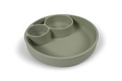 Vauvatarvikkeet - Filibabba Silicone divided plate - Green - FI-02276