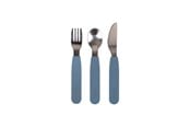 Vauvatarvikkeet - Filibabba Silicone cutlery set - Powder Blue - FI-02289
