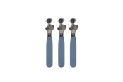 Vauvatarvikkeet - Filibabba Silicone spoons 3-pack - Powder blue - FI-SI016