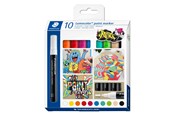 Kirjoitus- ja piirustustarvikkeet - Staedtler Paint marker Lumocolor 2.4mm 10pcs - 349 C10