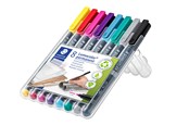 Kirjoitus- ja piirustustarvikkeet - Staedtler Universal pen Lumo M perm 8pcs Box - 317 WP8-2