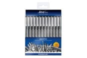 Kirjoitus- ja piirustustarvikkeet - Staedtler Fineliner pigment liner black 12pcs - 308-9 TB12