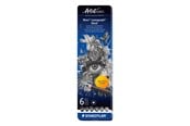 Kirjoitus- ja piirustustarvikkeet - Staedtler Pencil Lumograph black x6 100% PEFC - 100B G6