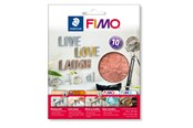 Harrastustarvikkeet - Staedtler Accessory FIMO Leaf metal copper 10 - 8781-26