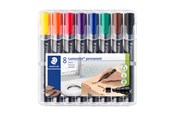 Kirjoitus- ja piirustustarvikkeet - Staedtler Marker Lumocolor permanent 8pcs.box - 350 WP8