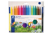 Kirjoitus- ja piirustustarvikkeet - Staedtler Fibre-tip pens Noris 20pcs wallet - 326 C20