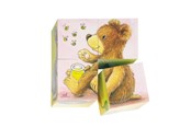 Palapelit - Goki Wooden Block Puzzle Baby Animals Palikka - 57056