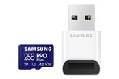 Muistikortti - Samsung PRO Plus SD + USB Card Reader - 180MB/s - 256GB - MB-MD256SB/WW