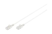Verkkokaapelit - DIGITUS Slim - patch cable - 3 m - grey - Harmaa - 3m - DK-1617-030S