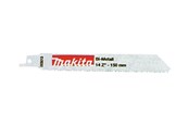 Puukkosahat - Makita saber saw blade - for metal aluminium stainless steel non-ferrous metal steel pipes steel profiles iron solid material - 5 pieces - P-04911