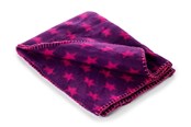 Koirat - Dogman Pehmeä fleecehuopa tähtikuvio violetti 100x70cm - 810500