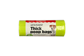 Koirat - Dogman Paksut Kakkapussit Solmittavilla Kahvoilla Lime (50 kpl pakkaus) - 738831