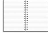 Vihkot, Lomakkeet & Muistikirjat - Burde Notebook A5 Notes - 92747300