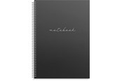 Vihkot, Lomakkeet & Muistikirjat - Burde Notebook A4 black - 92750300