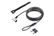 Järjestelmän lisävarusteet - StarTech.com Laptop cable lock 6Ft Compatible With Noble Wedge Laptop Cable Lock 6Ft (2m) Anti-Theft Keyed Lock Security Cable - NBLWK-LAPTOP-LOCK