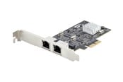 Verkkokortit (verkkosovittimet, tulostuspalvelimet jne.) - StarTech.com 2-Port 2.5Gbps NBASE-T PCIe Network Card Intel I225-V Dual-Port Computer Network Card Multi-Gigabit NIC PCI Express Server LAN Card Desktop Ethernet Interface - PR22GI-NETWORK-CARD