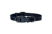 Koirat - Dogman Nylon Koiran Kaulapanta Iris Musta Pieni 10mmx22-35cm - 123000