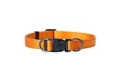 Koirat - Dogman Nylon Koiran Kaulapanta Iris Oranssi Pieni 10mmx22-35cm - 123024