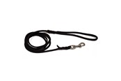 Koirat - Dogman Leather Leash Lina Black L 18mm x 180cm - 220313