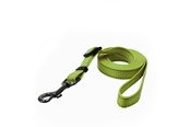 Koirat - Dogman Iris Säädettävä Nailoninen Koiran Talutushihna Vihreä Suuri 20mm 120-200cm - 223006