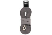 Koirat - Dogman Iris Kudottu Jälkiliina Karabiinihaalla Harmaa 20mm 15m - 224012