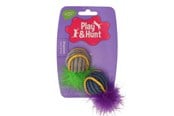 Kissat - Dogman Pallo höyhenillä 5cm 2-p - 331186