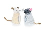 Kissat - Dogman Kissanlelu Hiiret Köysihännällä (2-pakkaus) 10cm - 331212